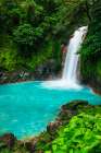 Rio Celeste Waterfall, Tenorio Volcano National Park, Guanacaste Province, Costa Rica Art Print